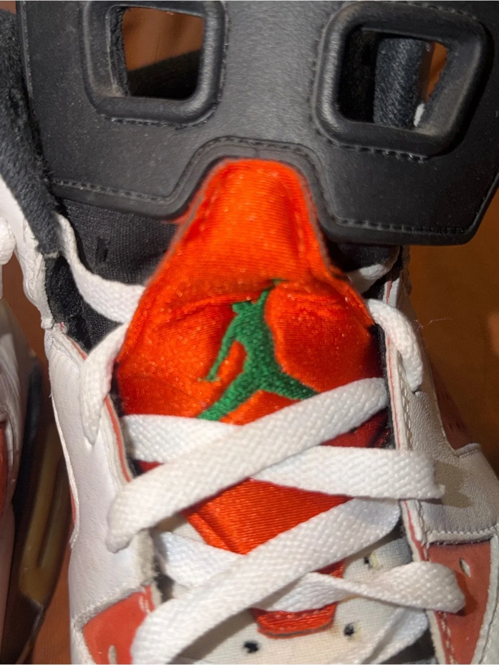 SALE!! Jordan 6 (“Gatorade”) Classic Sneakers in Orange, White & Black